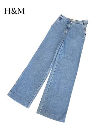 Стильные широкие джинсы h&m