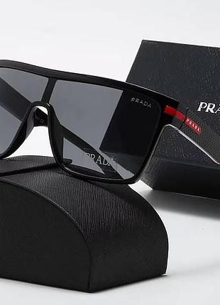 Мужские солнцезащитные очки маска pr 0110 black