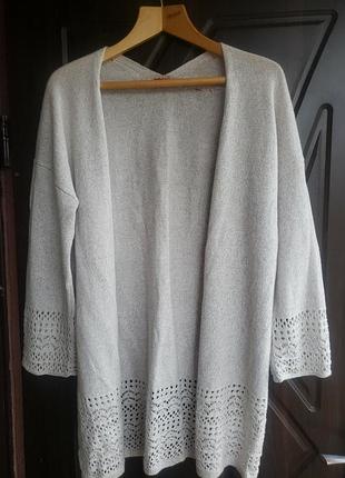 Кардиган льняной 38-40 г.