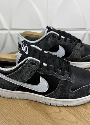 Оригінальні шкіряні кросівки nike dunk low retro prm