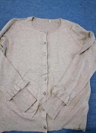 Сірий кардиган р. 36/38 євро 4