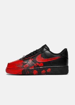 Мужские кроссовки air force 1 low custom blud black