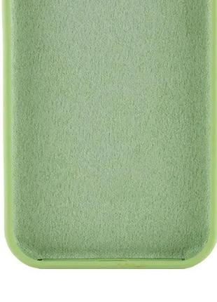 Чохол silicone case full protective (aa) no logo для apple iphone 16 (6.1") м'ятний / mint 7