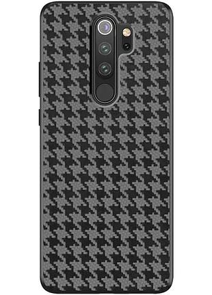 Чохол tpu+pc grid для xiaomi redmi note 8 pro black
