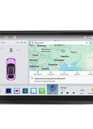 Штатная магнитола lesko для toyota sienna ii 2003-2005 экран 9" 4/64 qled carplay 4g wi-fi gps 360 prime