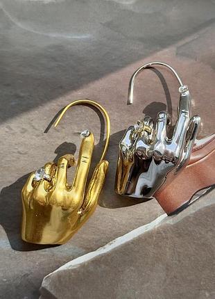 Каффа на вухо schiaparelli hand ear cuff без проколу