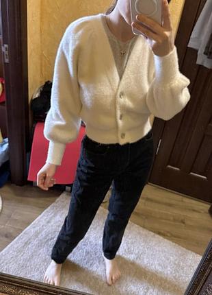 Джинси чорні , bershka , mom , xs (34)