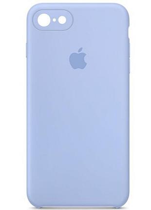 Чехол silicone case square full camera protective (aa) для apple iphone 6/6s (4.7 дюйма) голубой / lilac blue