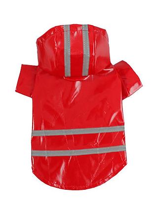 Дождевик для собак pet style "rain" красный l