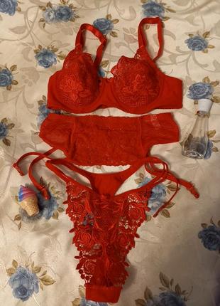 Кружевной комплект rose rosse