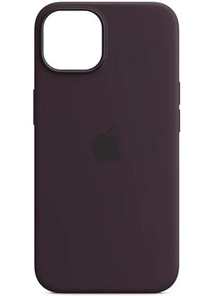 Чохол silicone case full protective (aa) для apple iphone 13 (6.1") фіолетовий / elderberry