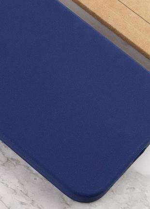 Чехол silicone case full protective (aa) no logo для apple iphone 12 pro max (6.7 дюйма) синий / deep navy 3