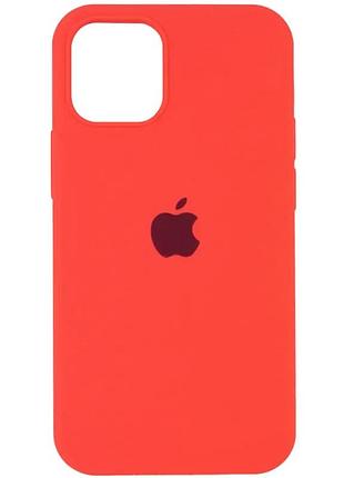 Чохол silicone case full protective (aa) для apple iphone 15 (6.1") кавуновий / watermelon red
