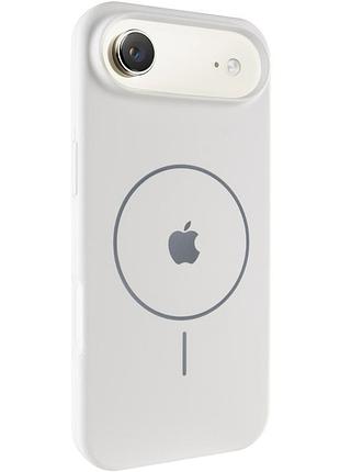 Чохол silicone case full protective (aa) v2 with magsafe для apple iphone 17 air (6.5") білий / white
