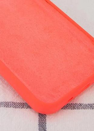 Чехол silicone case full protective (aa) no logo для apple iphone xr (6.1 дюйма) арбузный / watermelon red 3