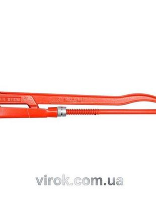 Ключ трубный из карбоновой стали vorel 2", 45° [1/8]