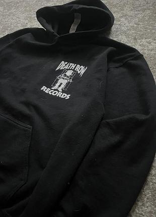 Dearh row records худі, чорне