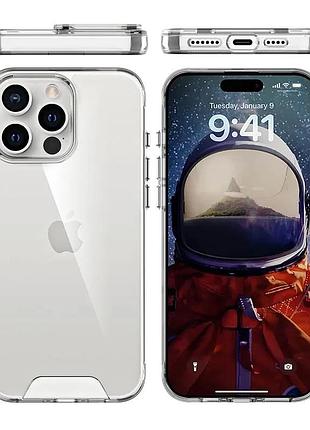 Чехол tpu space case transparent для apple iphone 16 pro max (6.9 дюйма) прозрачный 3