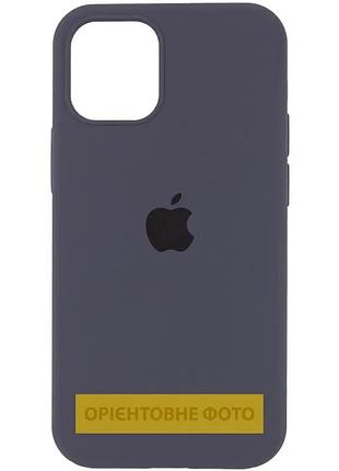 Чохол silicone case full protective (aa) для apple iphone 17 air (6.5") сірий / dark gray