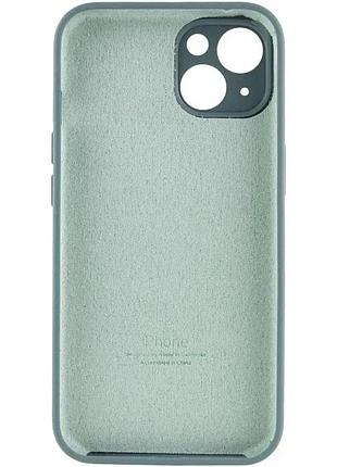 Чехол silicone case full camera protective (aa) для apple iphone 15 plus (6.7 дюйма) зеленый / pine green 2