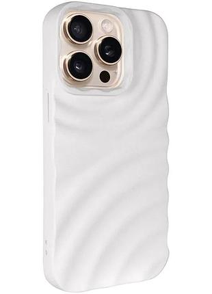 Чохол tpu monowave для apple iphone 15 pro max (6.7") white
