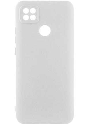 Чехол tpu getman liquid silk full camera для xiaomi redmi 9c белый / white