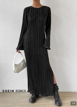 Платье плиссе shein