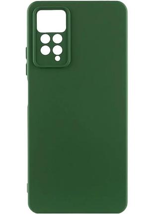 Чехол silicone cover lakshmi full camera (aaa) для xiaomi redmi note 11 pro 4g/5g / 12 pro 4g зеленый / cyprus green