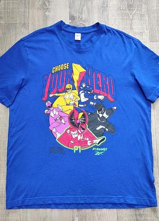Футболка reebok power rangers heroes united t-shirt