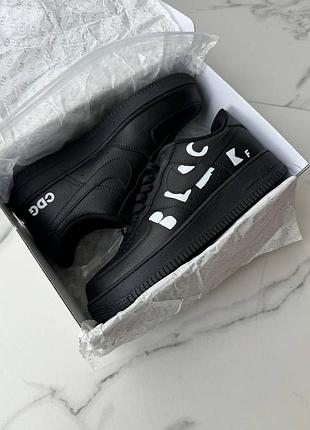 Мужские кроссовки air force comme des garçon black