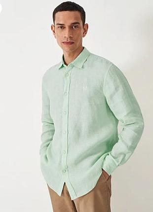 Льняная рубашка на пуговицах grew clothing