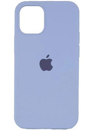 Чохол silicone case full protective (aa) для apple iphone 13 pro (6.1") блакитний / lilac blue
