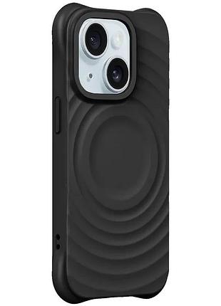 Чехол tpu orbit with magsafe для apple iphone 15 (6.1 дюйма) black