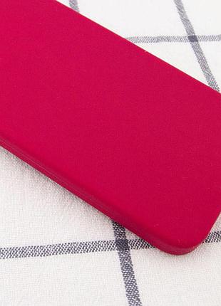 Чехол silicone case square full camera protective (aa) nologo для apple iphone 6/6s (4.7 дюйма) красный / rose red 2