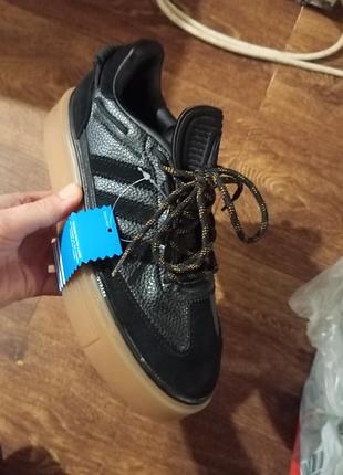 Натуральні шкіра+замш кросівки адідас р.39 adidas ivy park