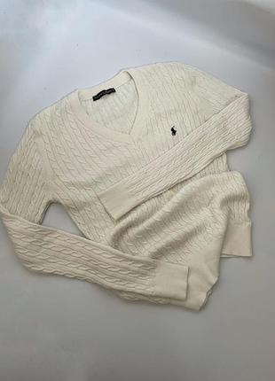 Класичний кашеміровий джемпер polo ralph lauren