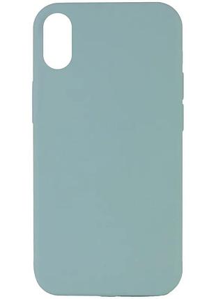 Чохол silicone case full protective (aa) no logo для apple iphone xr (6.1") бірюзовий / turquoise