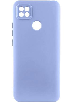 Чехол tpu getman liquid silk full camera для xiaomi redmi 9c сиреневый / light purple