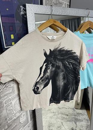 Футболка вкорочена h&m