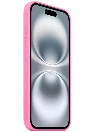 Чохол silicone case (aaa) with magsafe and animation (button) для apple iphone 16 plus (6.7") peony 3