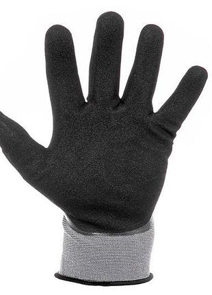 Перчатка intertool-storm двухслойная нитриловая пористая 10" (sp-0190) 4