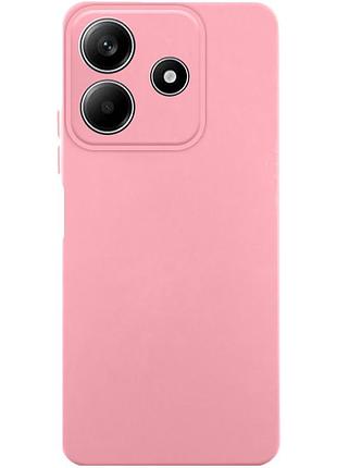 Чохол tpu getman liquid silk full camera для xiaomi redmi note 14 5g рожевий / pink
