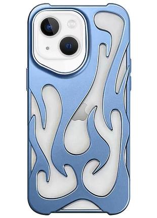 Чехол tpu winfire для apple iphone 15 (6.1 дюйма) blue