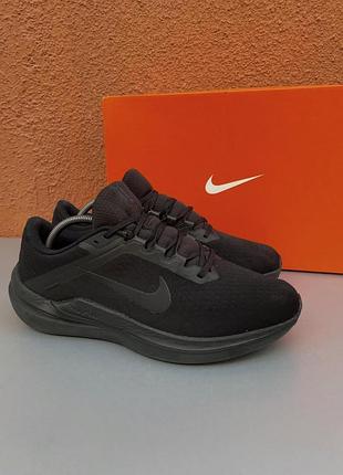 Оригінальні чоловічі кросівки nike air winflo 10 45 розмір 29 см чорного кольору