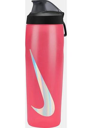 Бутылка nike refuel bottle locking lid 24 oz розовый унисекс 709 мл