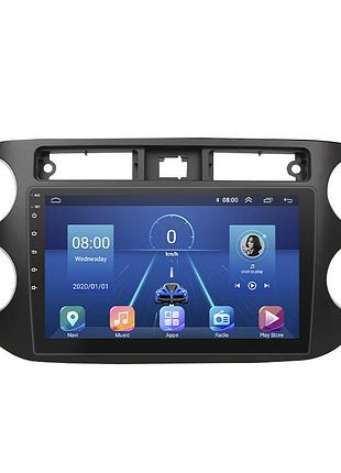 Штатная магнитола lesko для volkswagen golf plus i 2005-2009 экран 9" 6/128gb 4g wi-fi gps top 8шт