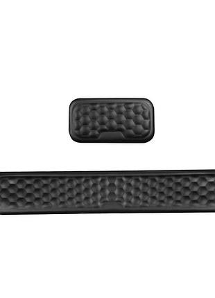Геймерский/офисный коврик с запястной опорой из memory foam 8x44.5 см