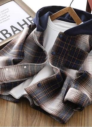 Сорочка худі в клітинку