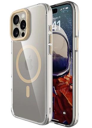 Чохол tpu space case apex with magsafe для apple iphone 15 pro max (6.7") gold