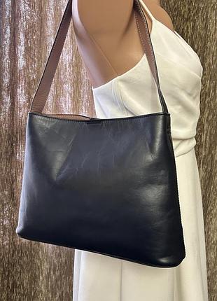 Кожаная женская сумочка, m&s collection